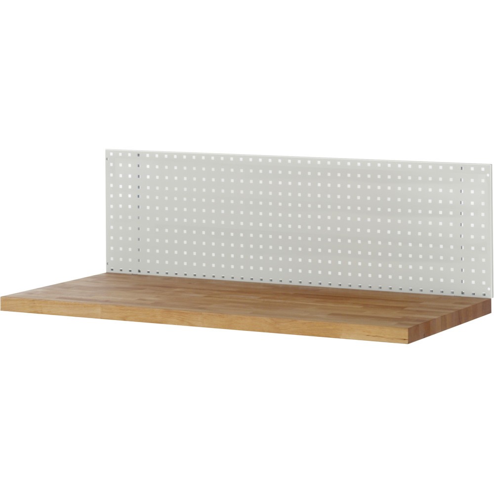 Obrázek produktu: Nástavba pracovního stolu RAU, děrovaná deska pro montáž svépomocí, VxŠxH 450 x 750 x 15 mm