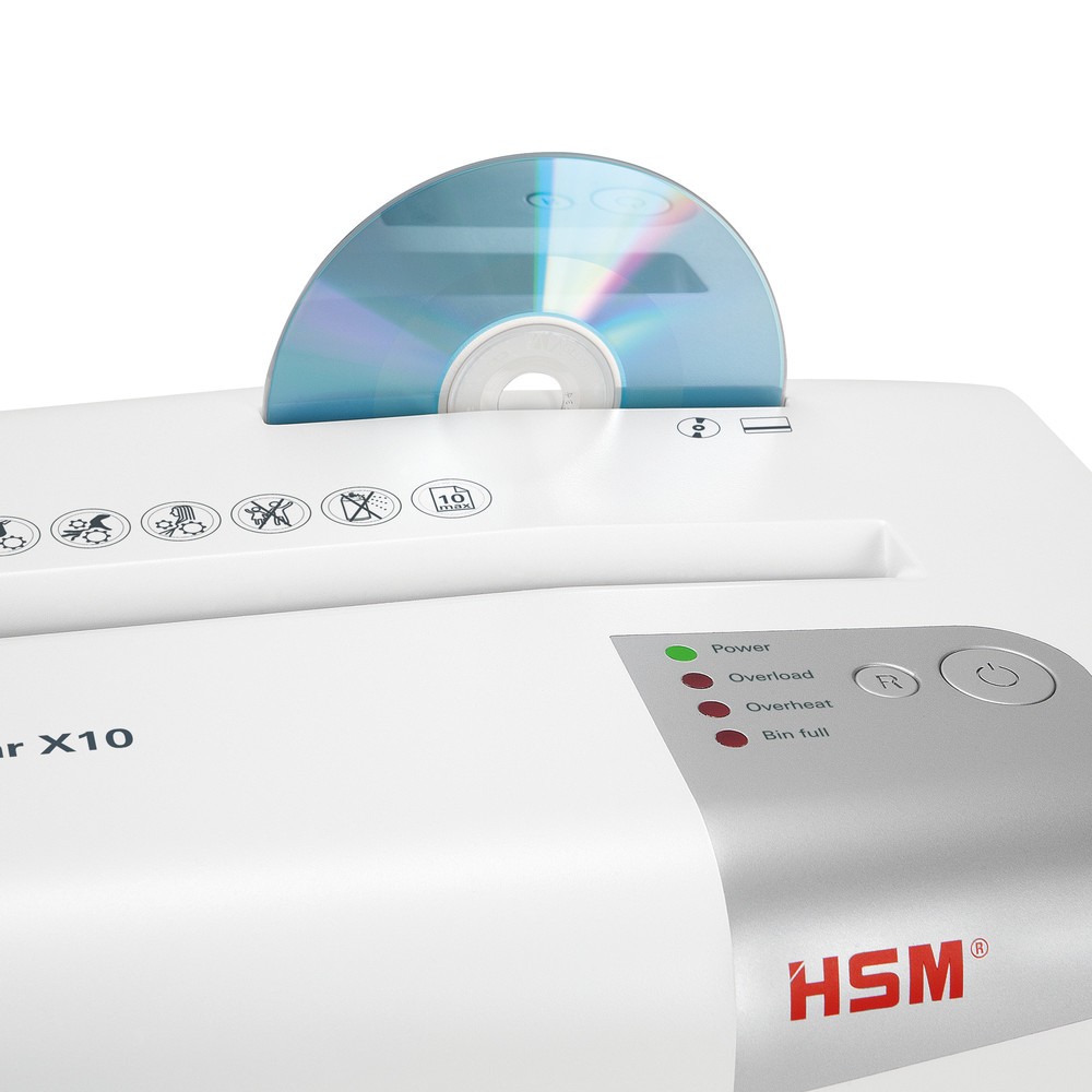 N° de l'image du produit 5 : Destructeur de documents HSM shredstar X10, coupe croisée en particules 4,5 x 30 mm
