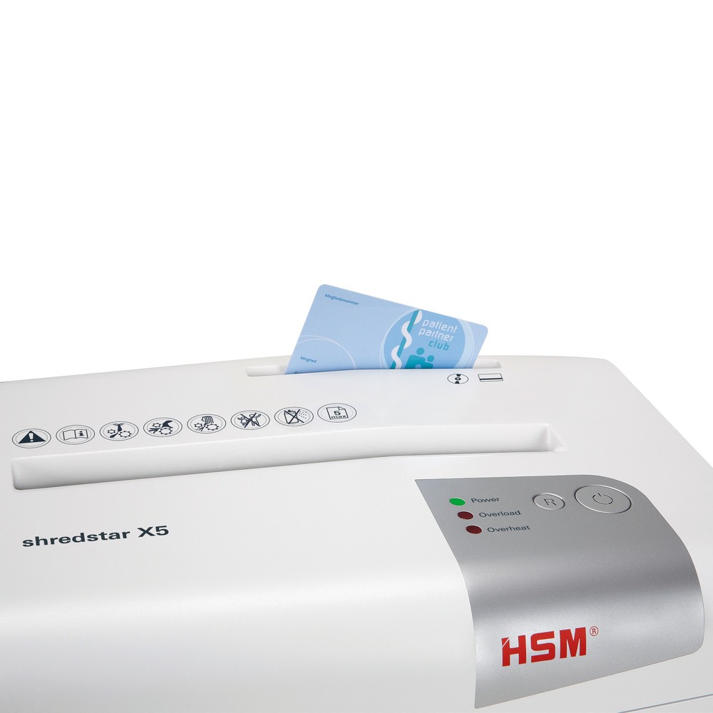 N° de l'image du produit 2 : Destructeur de documents HSM shredstar X5, coupe croisée en particules 4,5 x 30 mm
