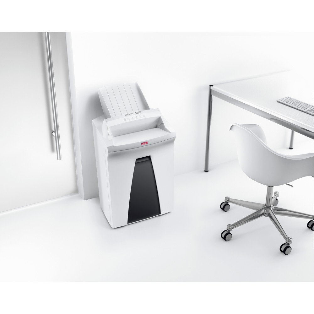 N° de l'image du produit 3 : Destructeur de documents SECURIO AF150 de HSM, chargement automatique du papier, coupe croisée en particules de 4,5 x 30 mm