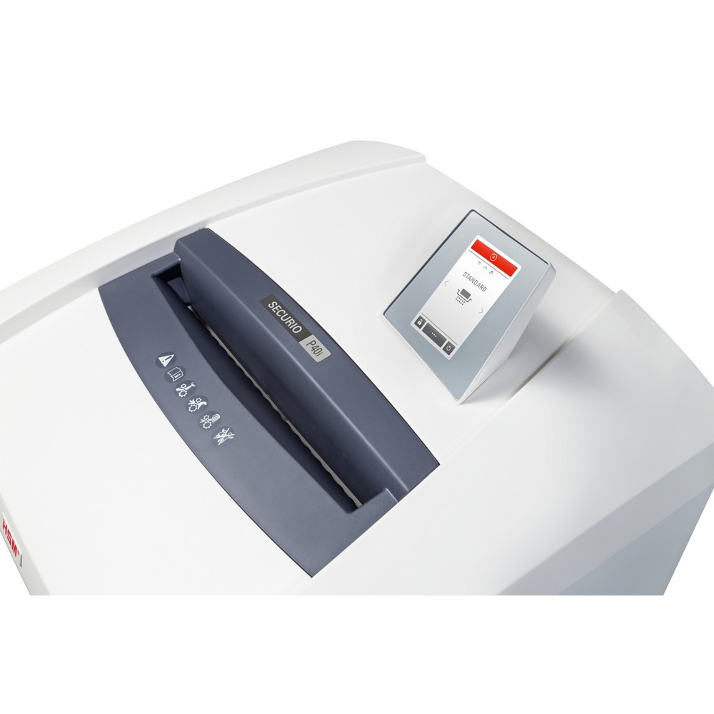 N° de l'image du produit 2 : Destructeur de documents SECURIO P40i de HSM, coupe croisée en particules de 4,5 x 30 mm