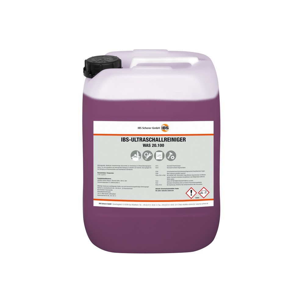 Immagine del prodotto n. 3: Detergente a ultrasuoni IBS WAS 20.100, 20 litri