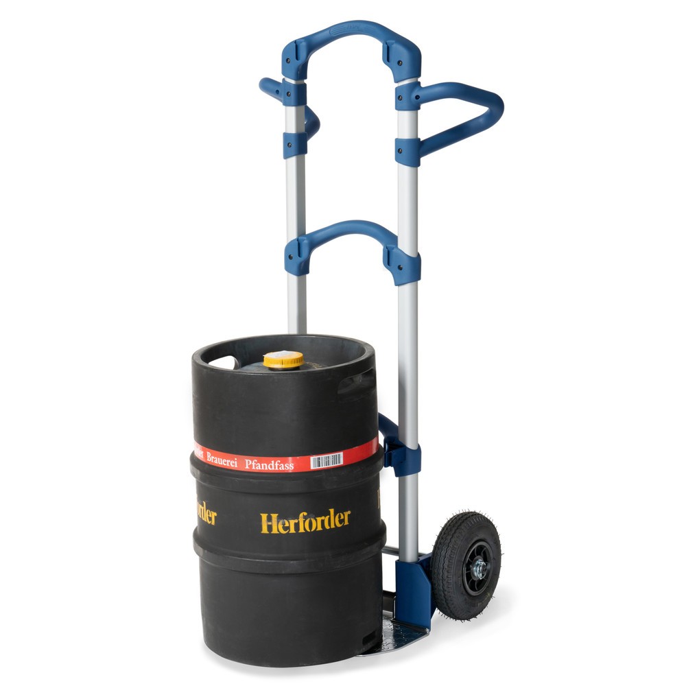 N° de l'image du produit 5 : Diable en aluminium Wuppi fetra®, capacité de charge 200 kg, pelle l x P 425 x 165 mm