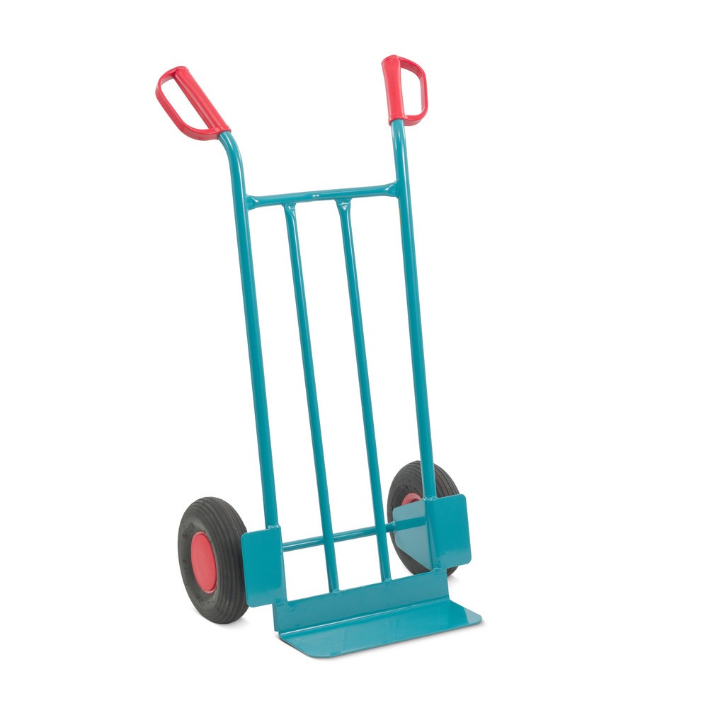 N° de l'image du produit 4 : Diable en tubes d’acier Ameise®, capacité de charge de 250 kg, bavette L x P 400 x 150 mm, pneus gonflables