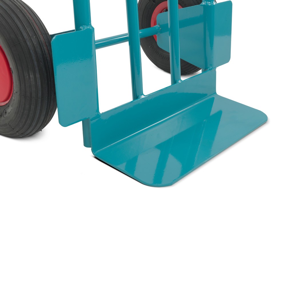 N° de l'image du produit 5 : Diable en tubes d’acier Ameise®, capacité de charge de 250 kg, bavette L x P 400 x 150 mm, pneus gonflables