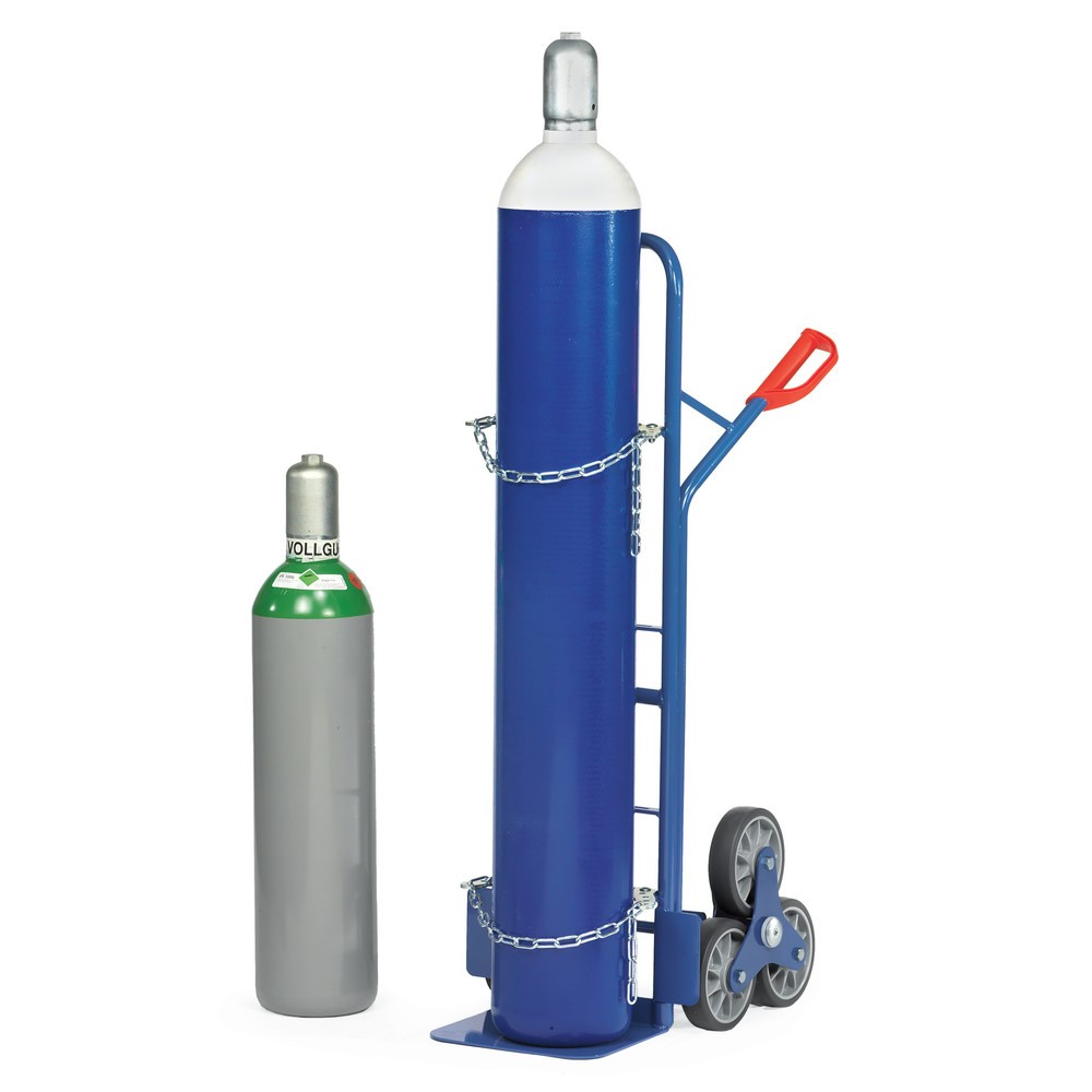 N° de l'image du produit 2 : fetra® Diable pour escaliers pour bouteilles en acier, capacité de charge 200 kg