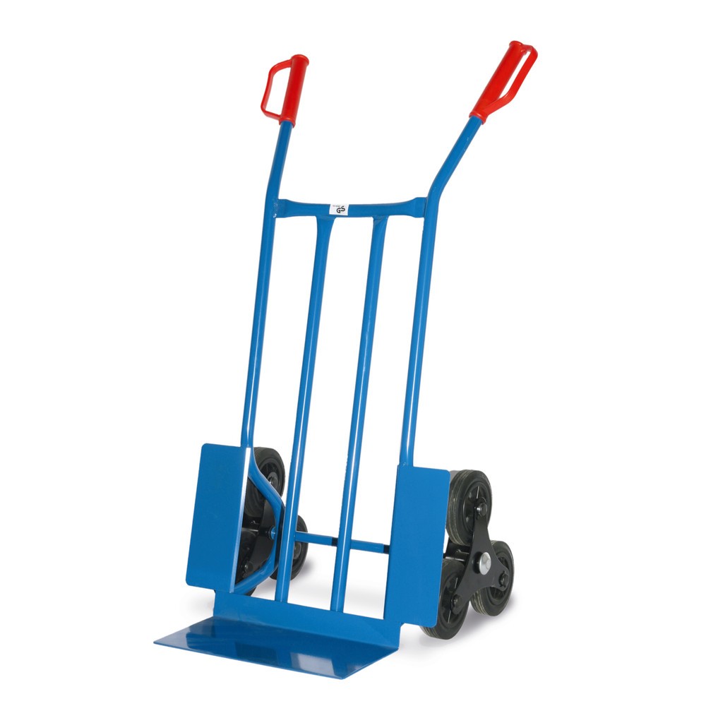 Illustration du produit: Diable pour escaliers HEMMDAL, 3 roues en étoile, capacité de charge 250 kg, bavette l x P 400 x 180 mm