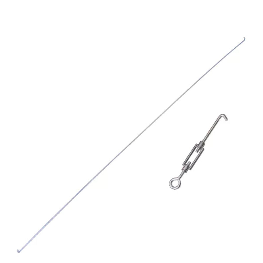 Produktabbildung: Diagonalstreben-Set 1300 für SCHULTE Fachbodenregal Anbaufeld, (1 Spannschloss, 1 Diagonalstrebe)
