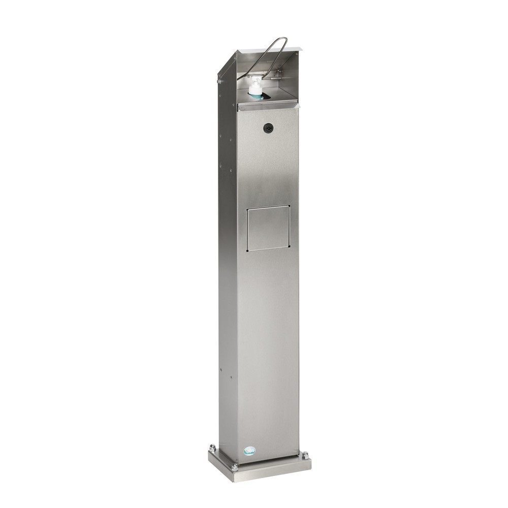 Immagine del prodotto: VAR® Dispenser di disinfettante per le mani HDS 115, montaggio a pavimento, acciaio inox