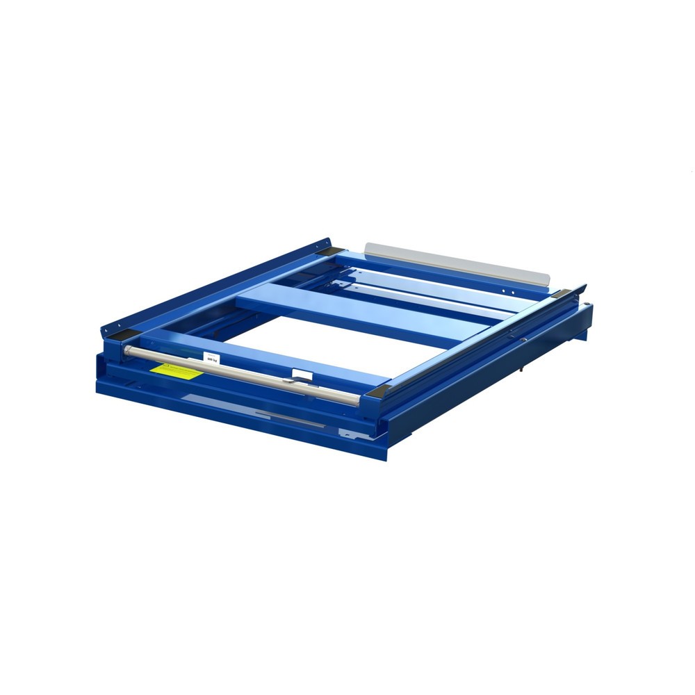 Illustration du produit: Dispositif d’extraction de palettes pour charges lourdes, capacité de charge 600 kg, profondeur d’extraction de 100 %