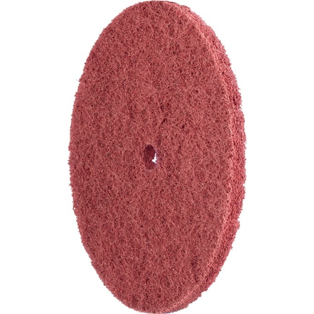 Illustration du produit: Disque abrasif en non-tissé POLINOX D. 150 mm 280 marron perçage 13 mm PFERD