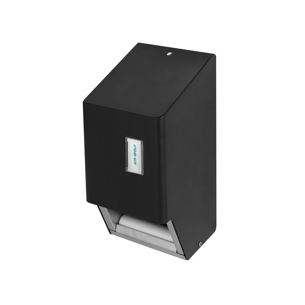 N° de l'image du produit 2 : Distributeur de papier toilette Air-Wolf pour 2 rouleaux de papier, noir