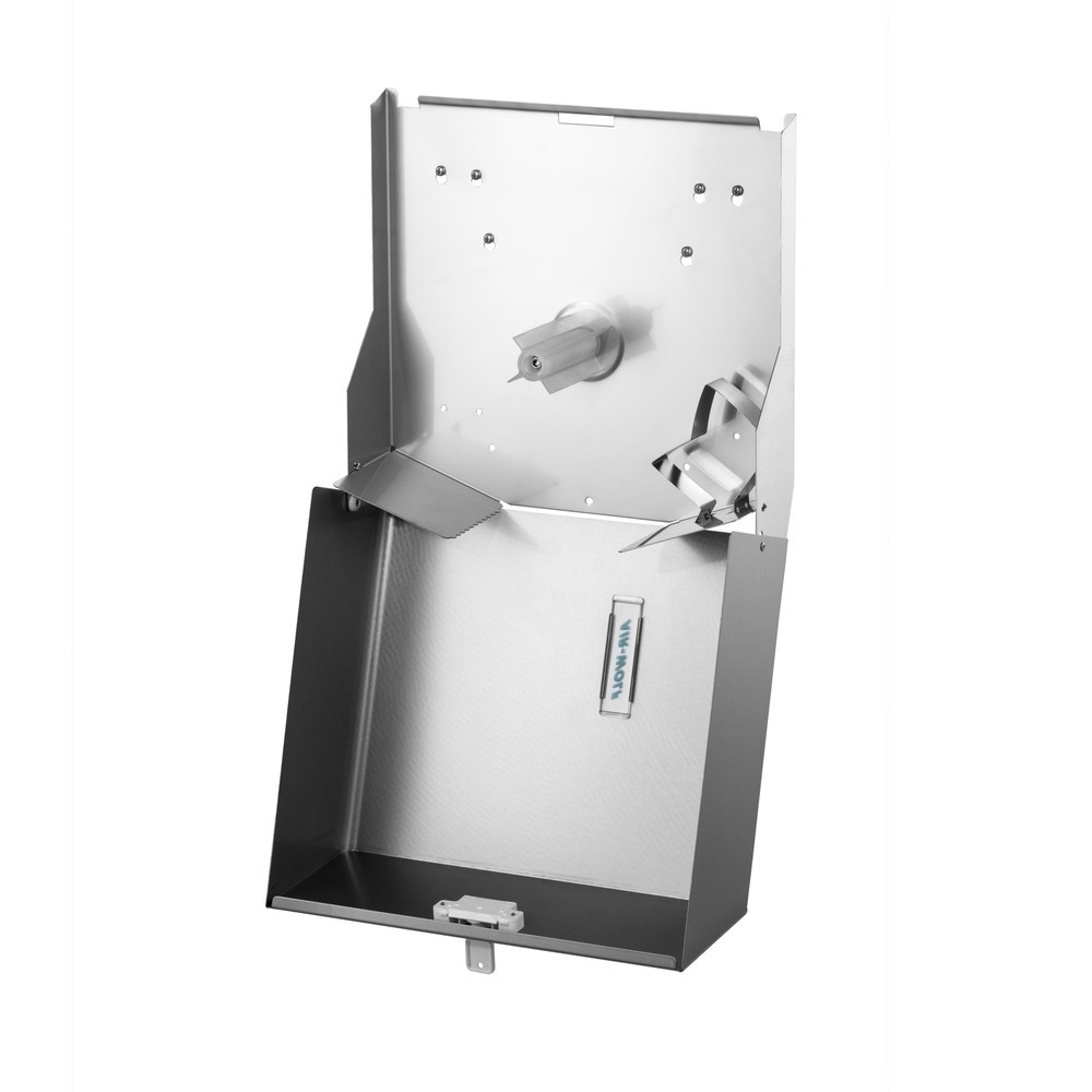 N° de l'image du produit 4 : Distributeur de papier toilette Duplex Air-Wolf en acier inoxydable brossé