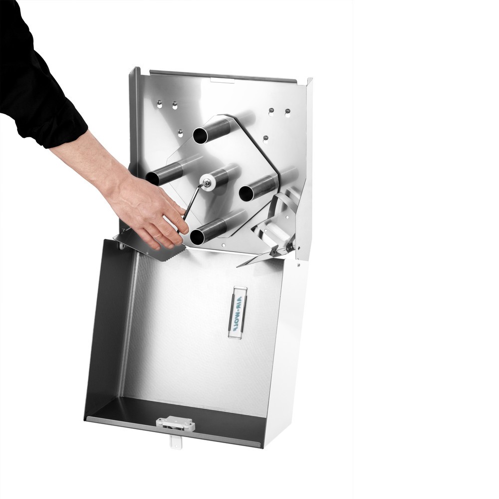 N° de l'image du produit 5 : Distributeur de papier toilette Duplex Air-Wolf blanc