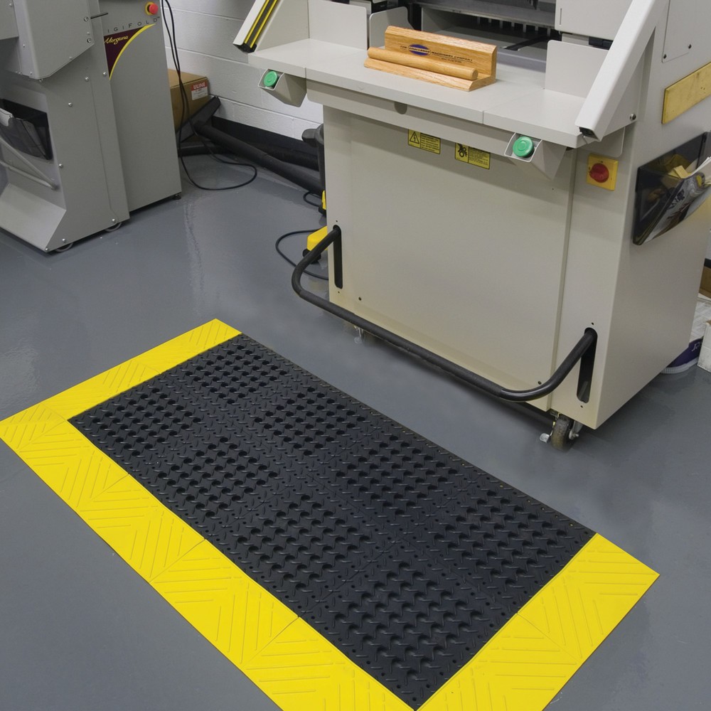 Číslo obrázka výrobku 7: Dlaždica pre modulárny podlahový systém, PVC, dierovaná, Š x H 305 x 305 mm, čierna