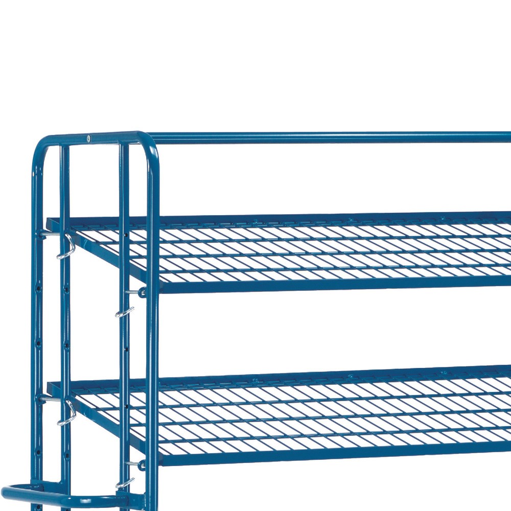 Zdjęcie produktu: Dodatkowa krata do wózka piętrowego na pojemniki euro fetra®, powierzchnia ładunkowa 1650 x 610 mm