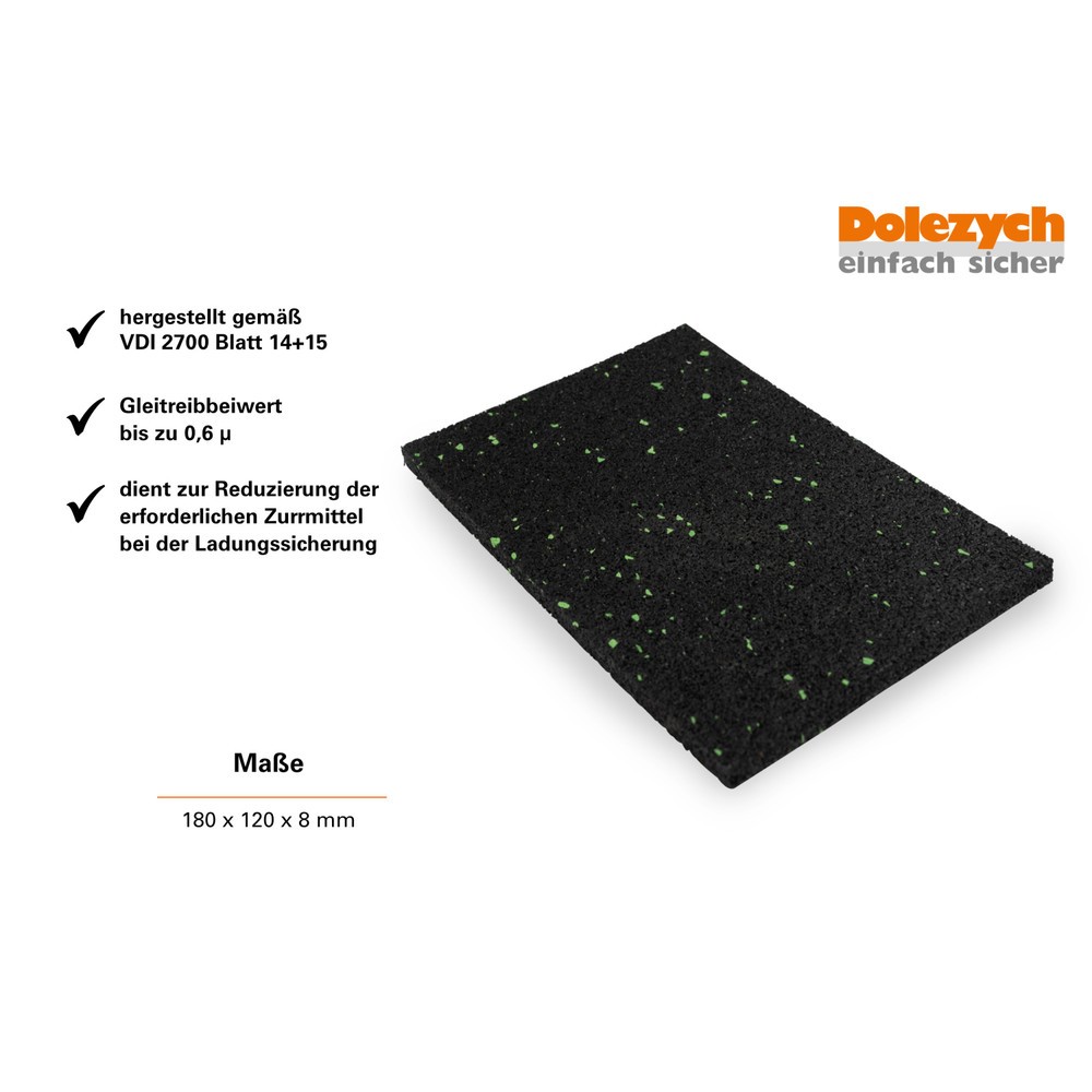 Produktabbildung Nr. 2: Dolezych Anti-Rutschmatte DoMatt, Maße 180 x 120 x 8 mm