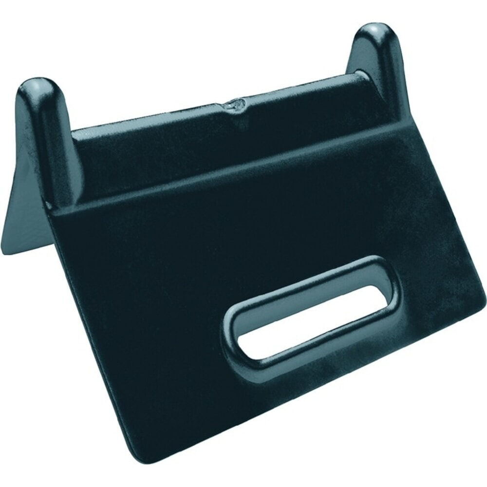 Illustration du produit: Dolezych Coin protège-arête, sans fente, longueur de pattes 90 x 90 mm noir, 4 pcs / set