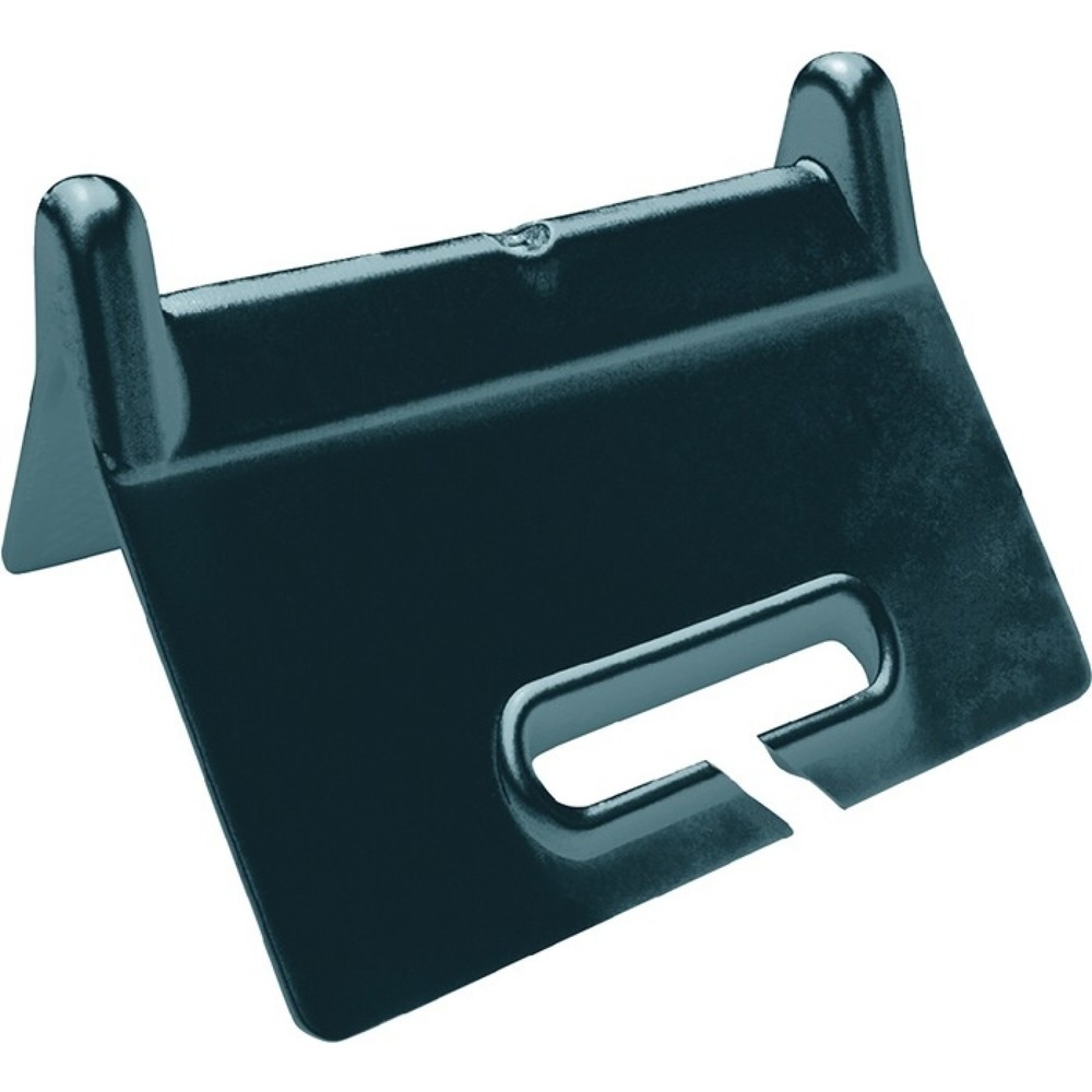 Illustration du produit: Dolezych Coin protège-arête, avec fente, longueur de pattes 90 x 90 mm noir, 4 pcs / set