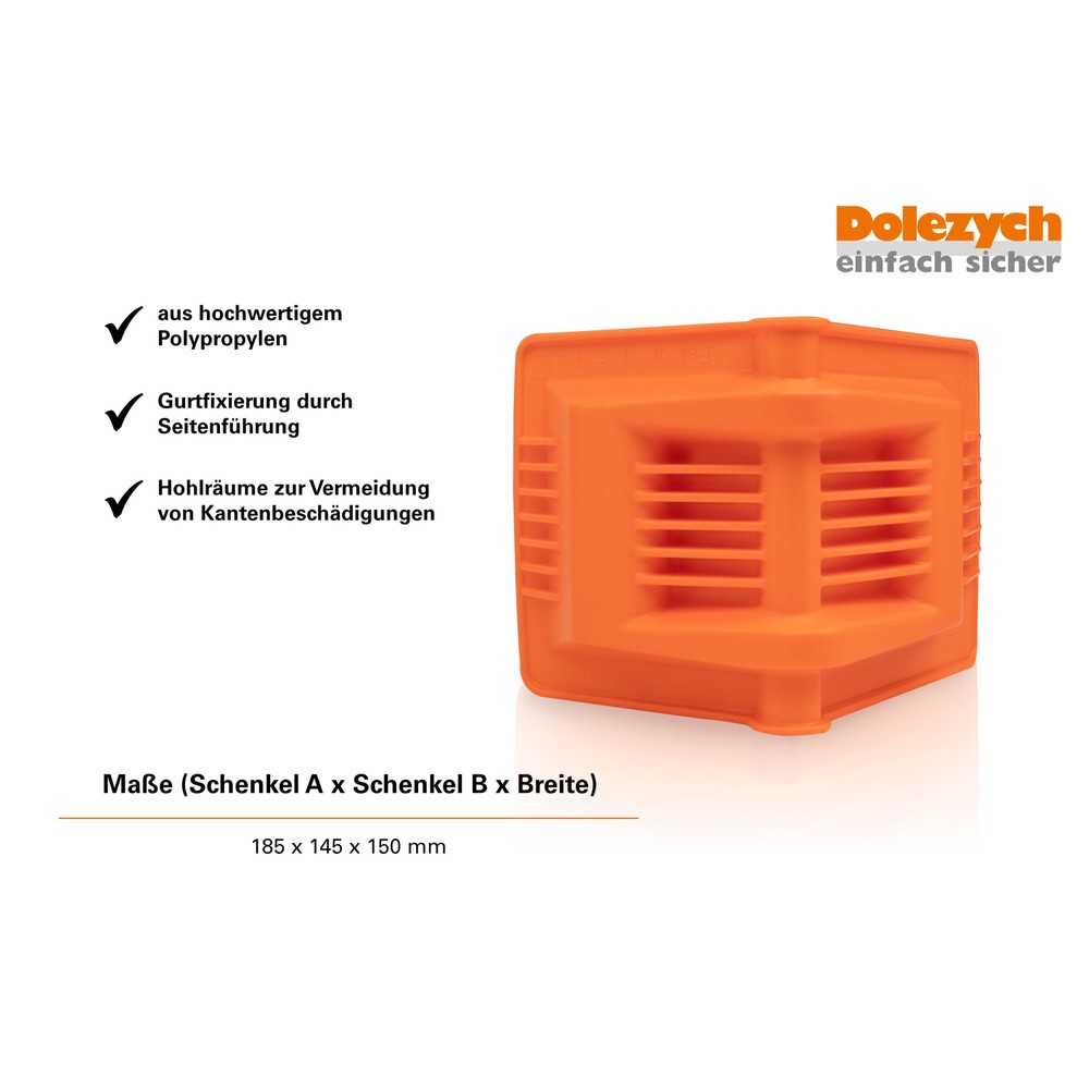 N° de l'image du produit 2 : Cornière protège-arête DoLight Dolezych, PP, pour largeur de sangle 50 mm