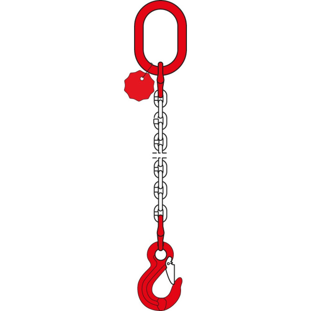Produktabbildung Nr. 1: Dolezych DoKett Anschlagkette, 1-strängig, Nenndicke 8 mm, Länge 2 m