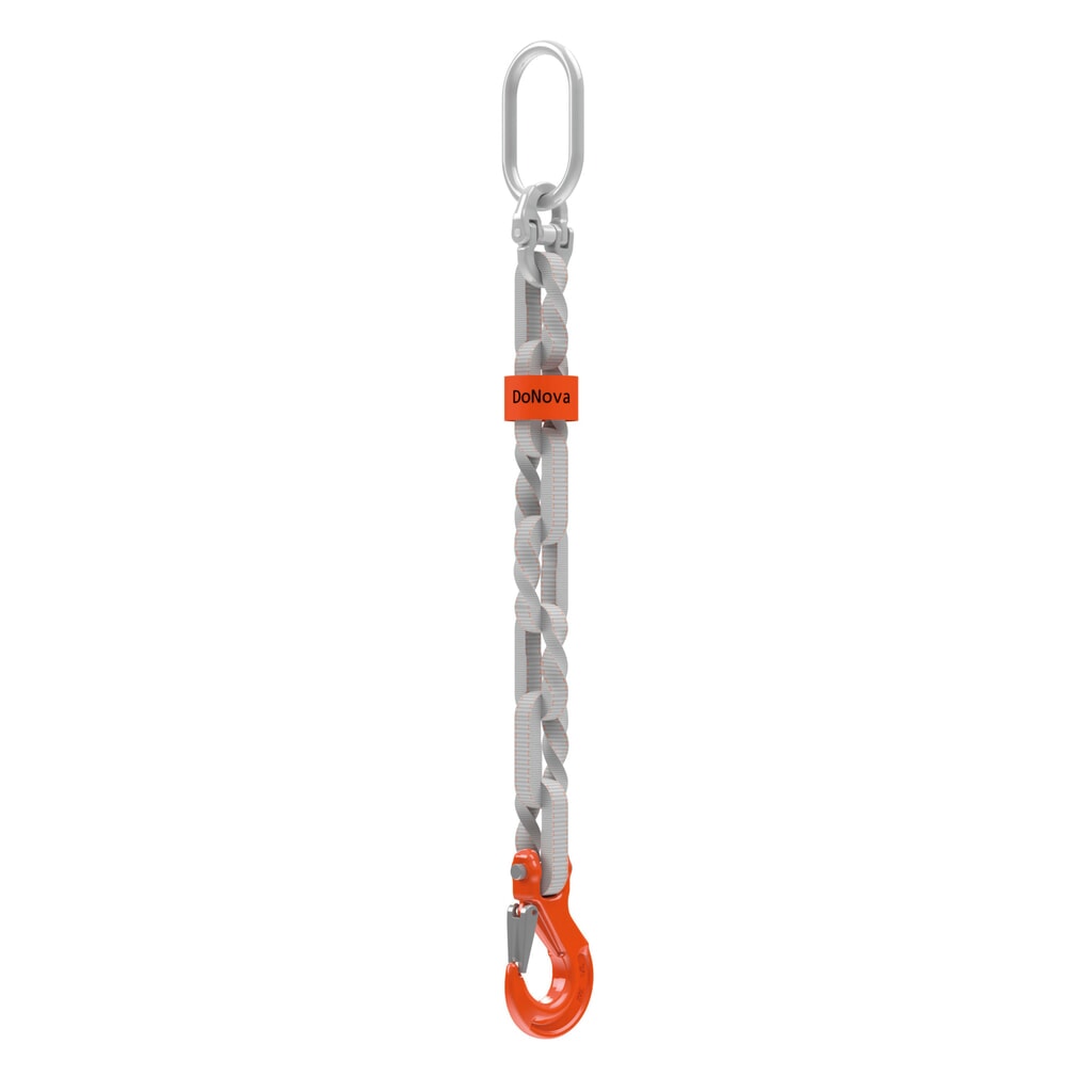 Produktabbildung: Dolezych DoNova Powerlift Hightech-Textilkette, 1-strängig, TK 4.000 kg, Länge 1 m