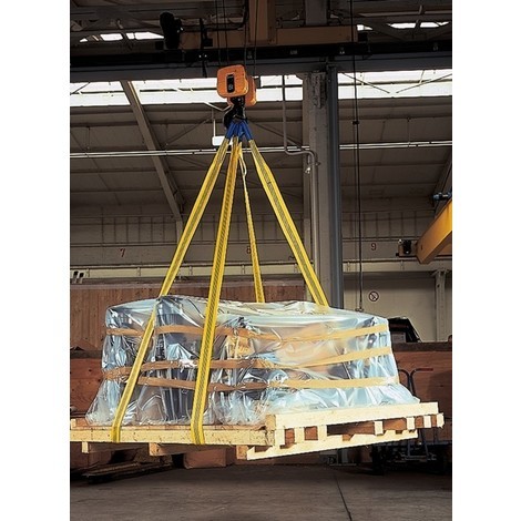 Produktabbildung Nr. 2: Dolezych Hebeband DIN EN 1492-1, Tragf. einf. 2000 kg, Länge 2 m grün