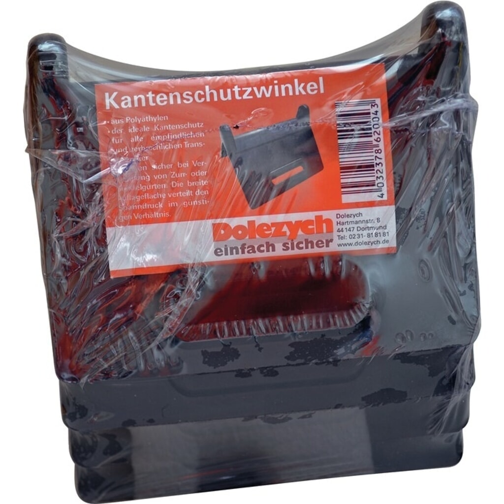 Dolezych Kantenschutzwinkel, ohne Schlitz, Schenkellänge 90 x 90 mm schwarz, 4 St./Set Produktabbildung Nr. 2: Dolezych Kantenschutzwinkel, ohne Schlitz, Schenkellänge 90 x 90 mm schwarz, 4 St./Set