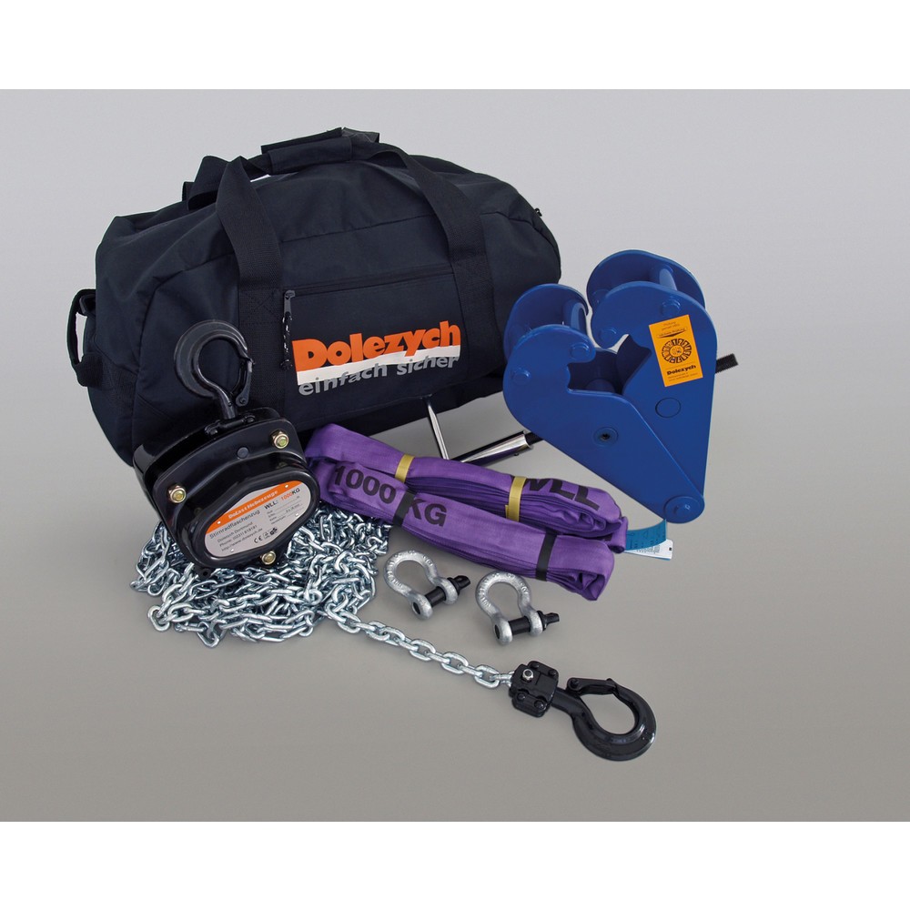 Illustration du produit: Dolezych Kit de montage pour engin de levage dans un sac de sport éprouvé