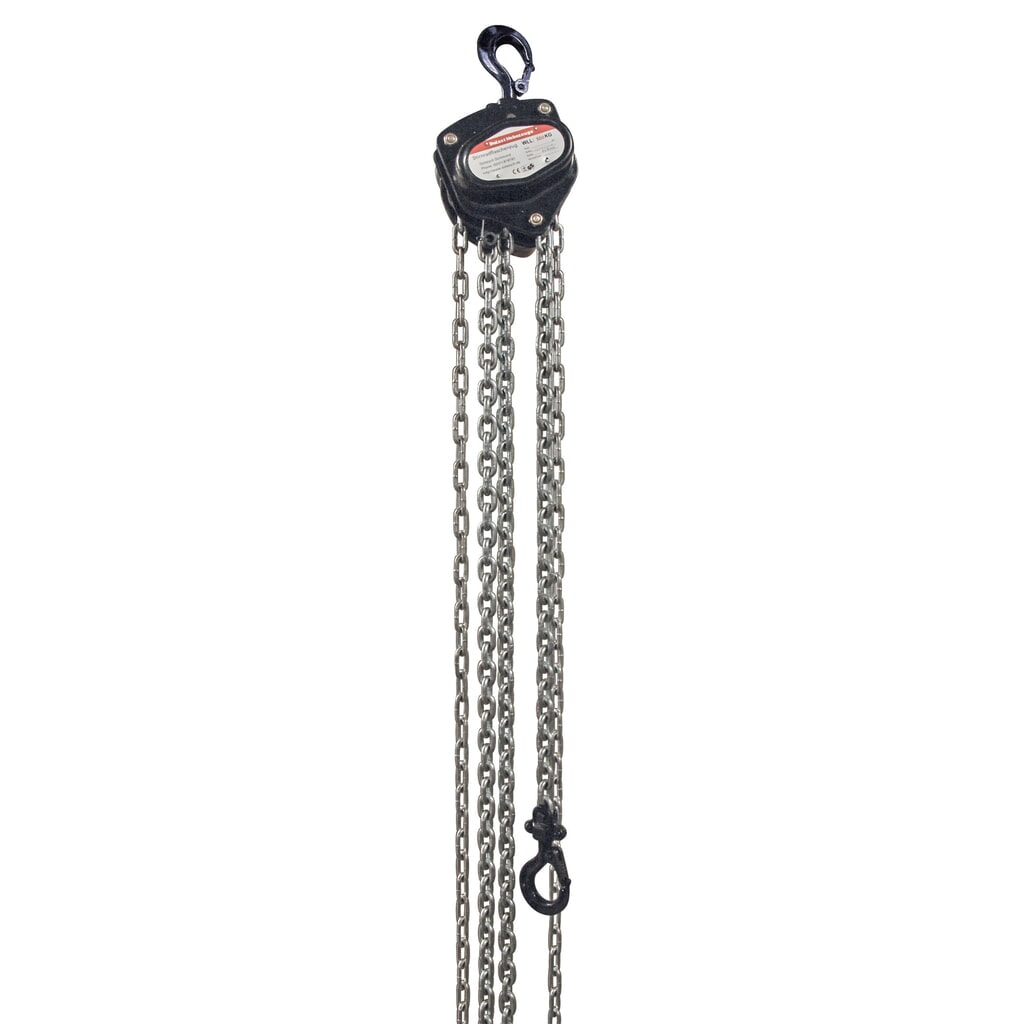 Produktabbildung: Dolezych Handkettenzug Black Series, TK 500 kg, Länge 1,50 m