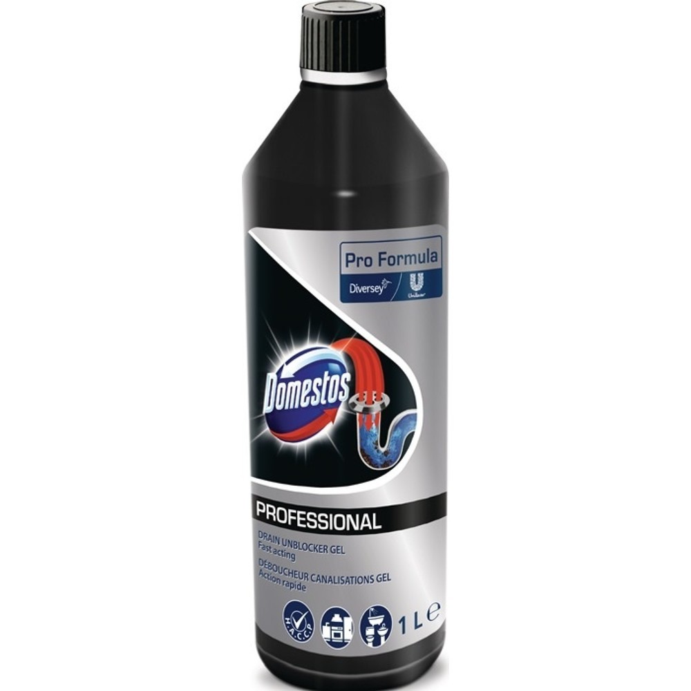 Illustration du produit: Nettoyant pour canalisations DOMESTOS Power-Gel, 1 l, bouteille