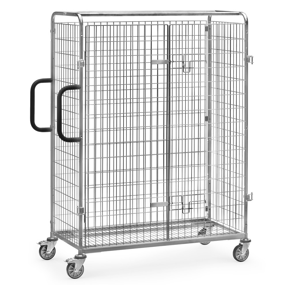 Produktabbildung: Doppel-Flügeltür für fetra® Kommisionierwagen, BxH 1.250 x 1.825 mm