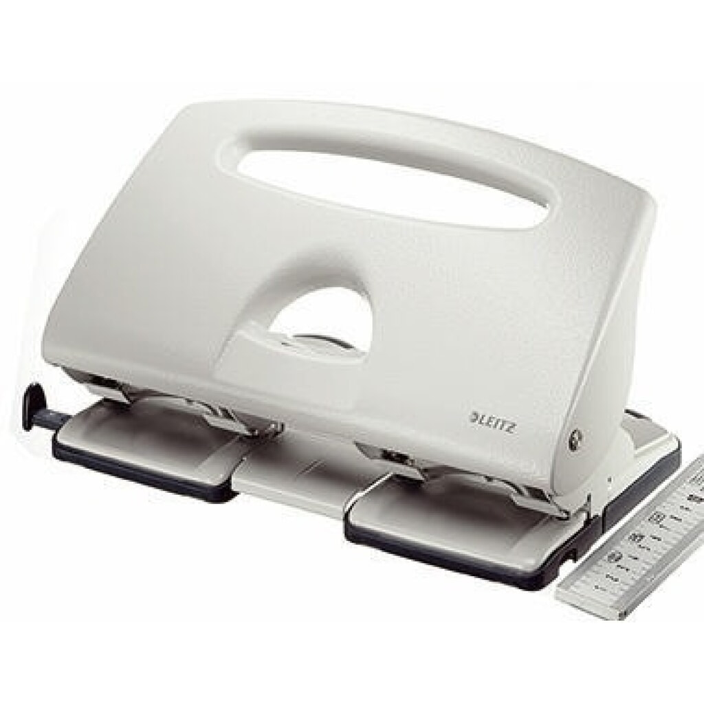 Produktabbildung: Leitz Doppellocher 51320085 max. 40Bl. Metall grau