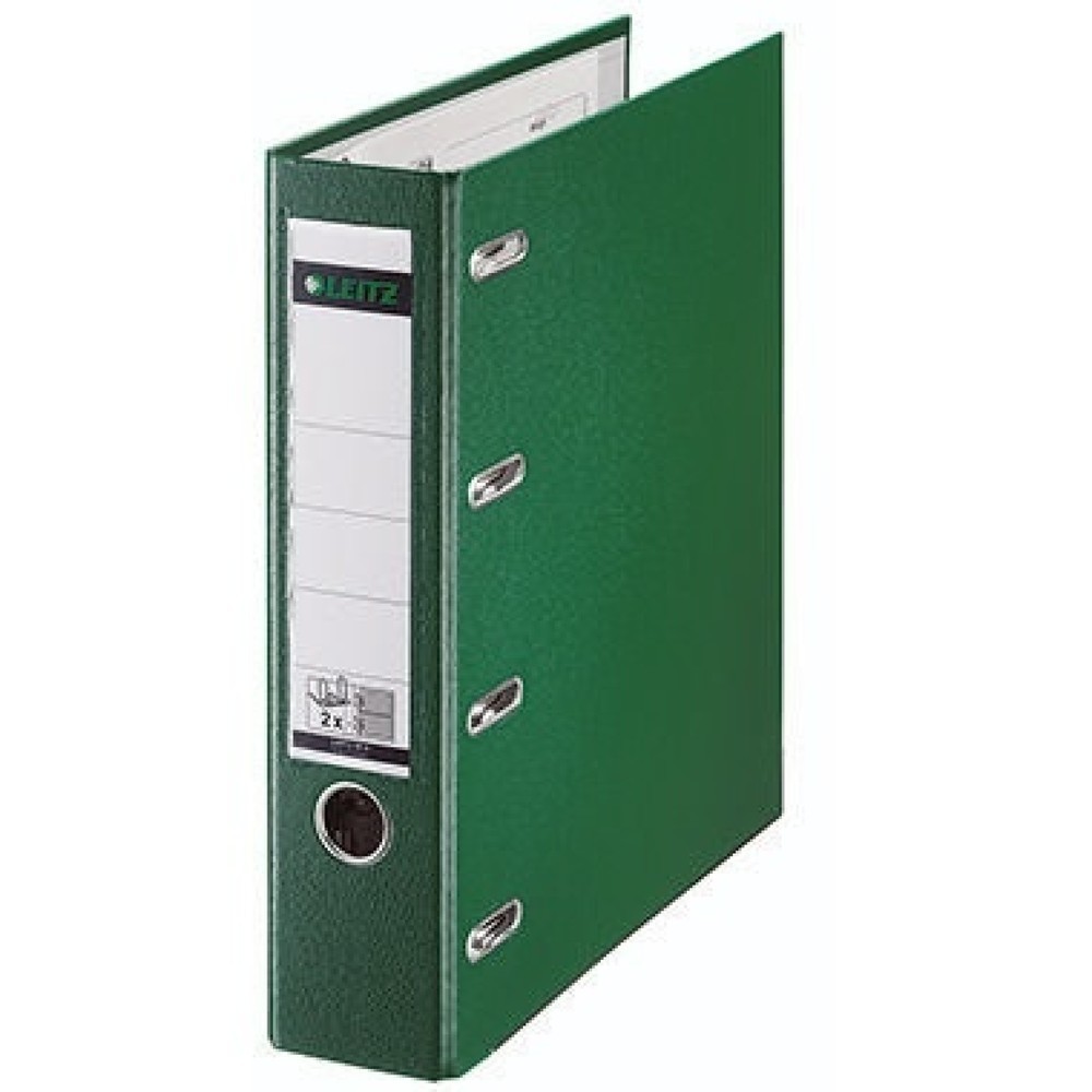 Produktabbildung Nr. 1: Leitz Doppelordner 10120055 2xDIN A5 quer 75mm PP grün