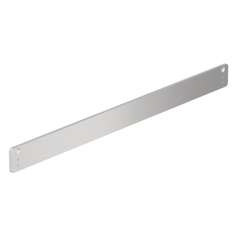 Produktabbildung: DORMAKABA Montageplatte, silber P600, passend für Gleitschiene G-N XEA, Höhe 40 mm