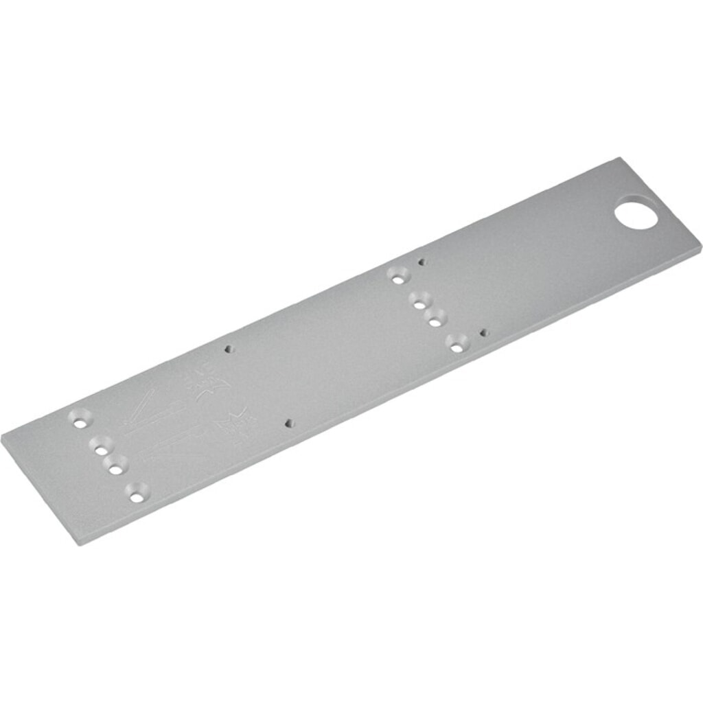 DORMAKABA Montageplatte, passend für TS 73 EMF, silber Produktabbildung: DORMAKABA Montageplatte, passend für TS 73 EMF, silber
