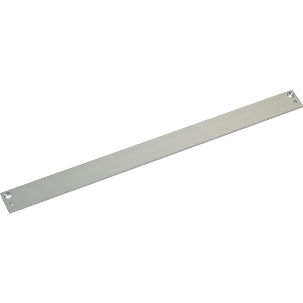 Produktabbildung: DORMAKABA Montageplatte, silber, passend für Gleitschiene G-N, Höhe 30 mm