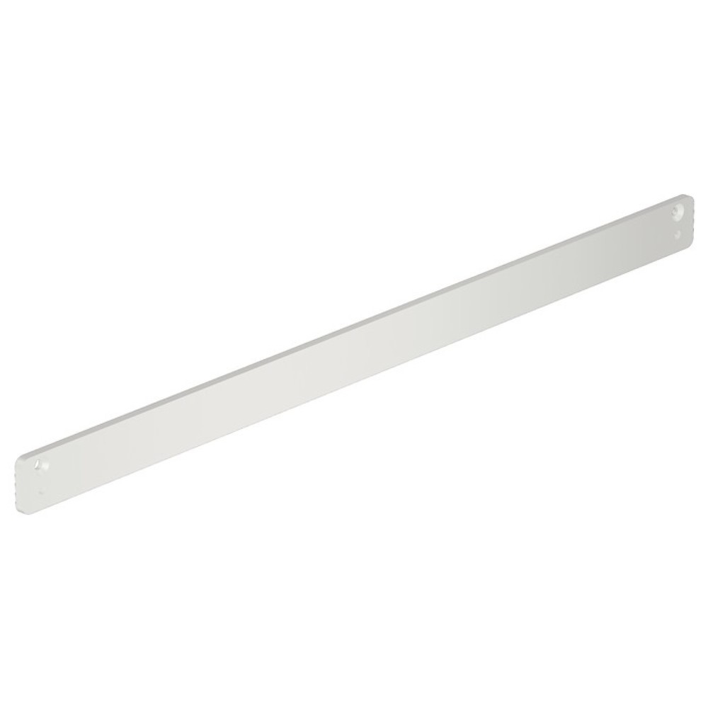 Produktabbildung: DORMAKABA Montageplatte, weiß P100, passend für Gleitschiene G-N XEA, Höhe 30 mm
