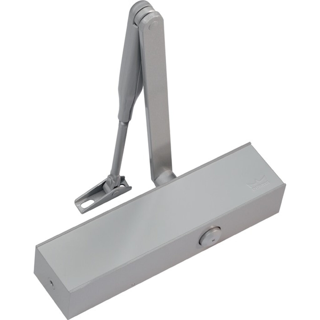 Produktabbildung: DORMAKABA Scherentürschließer TS 83 BC/ÖD, mit Gestänge, silber EN 3-6