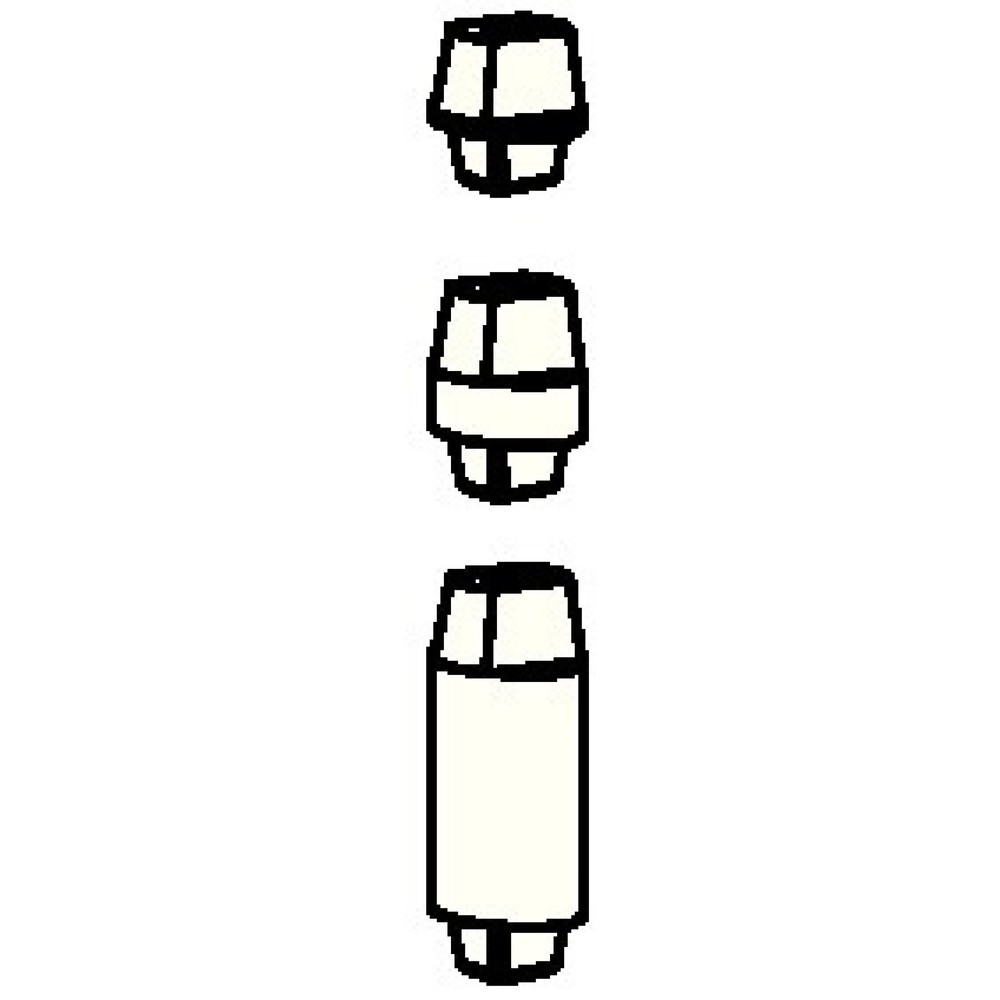 Produktabbildung: DORMAKABA Steckachse, 5 mm, BTS 75 / BTS 80