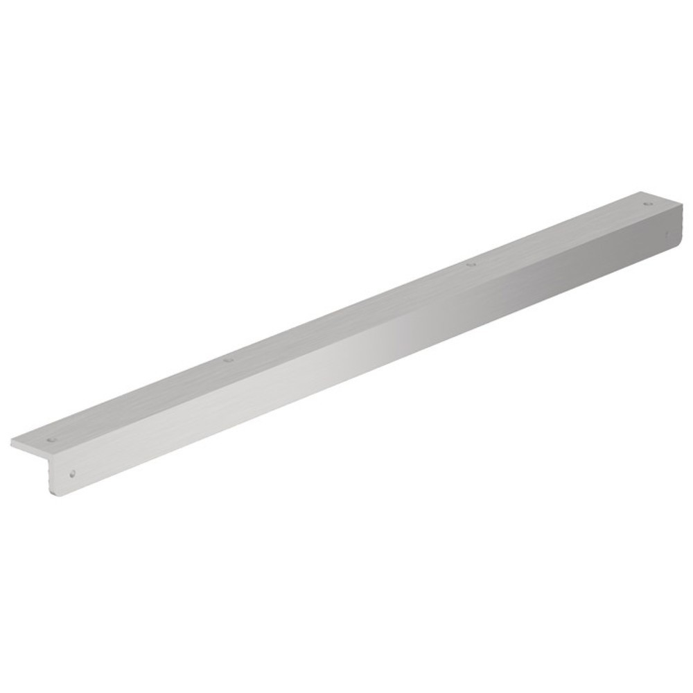 Produktabbildung: DORMAKABA Sturzfutterwinkel, silber P600, passend für Gleitschiene G-N XEA