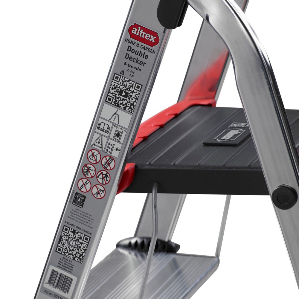 Produktabbildung Nr. 7: Double Decker - Aluminium Leiter, 3 Stufen
