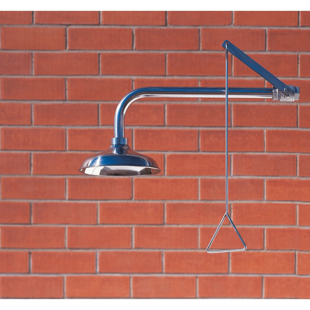 Illustration du produit: Douche corporelle Erbstößer®, DIN EN 15154-1/-5, montage mural, toute en acier inoxydable