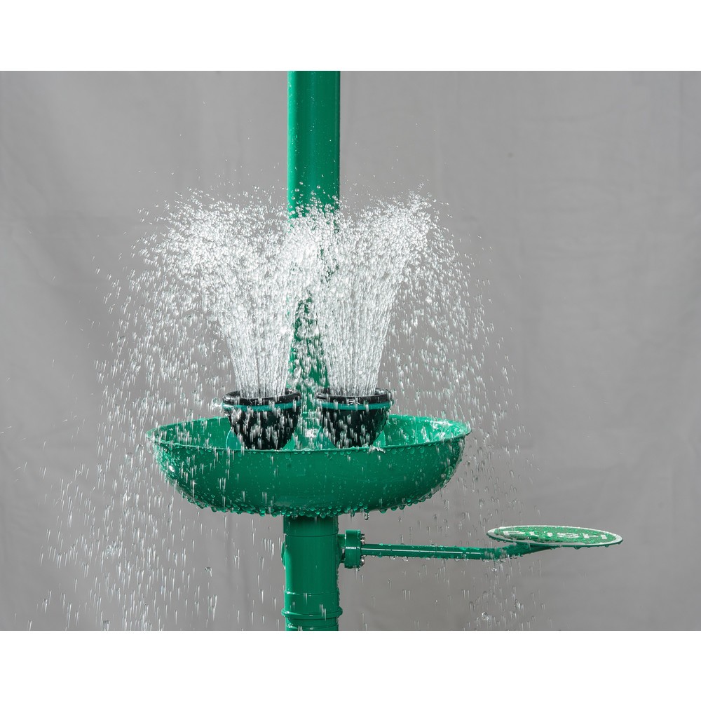 N° de l'image du produit 3 : Douche oculaire de sécurité B-Safety ClassicLine, cuvette de récupération, montage mural
