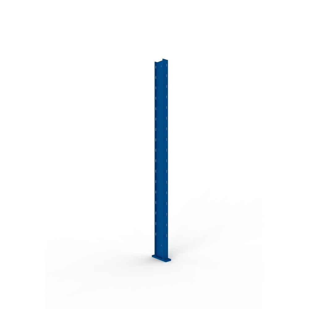 Product afbeelding: Draagarm staanderprofiel voor draagarmstelling META, met aansluitplaat voor Multistrong L, RAL 5010 gentiaanblauw, hoogte 2.000 mm
