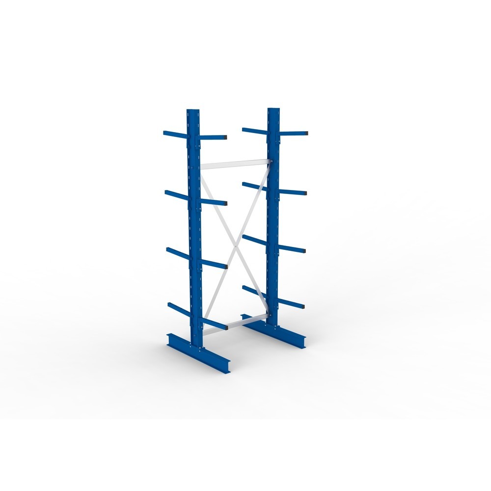 Productafbeelding nr. 4: Basiselement draagarmstelling META, dubbelzijdig, draagvermogen per arm 220 kg, hxbxd 2.500 x 1.094 x 1.020 mm