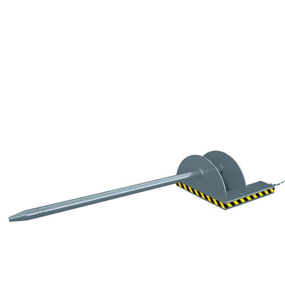 Product afbeelding: Draagdoorn Eichinger® opname via de vorken, 1.000 kg, lengte 2.800 mm, doorn diam. 85 mm, antracietgrijs