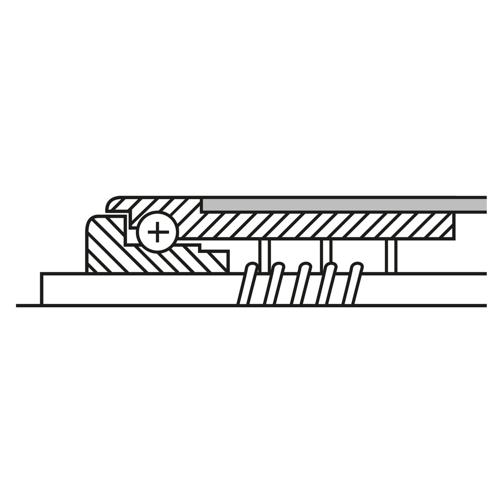 Productafbeelding nr. 3: BS ROLLEN draagrol voor rollenbanen, kunststof, veeras, Ø 50 mm, lengte 200 mm, TK 20 kg
