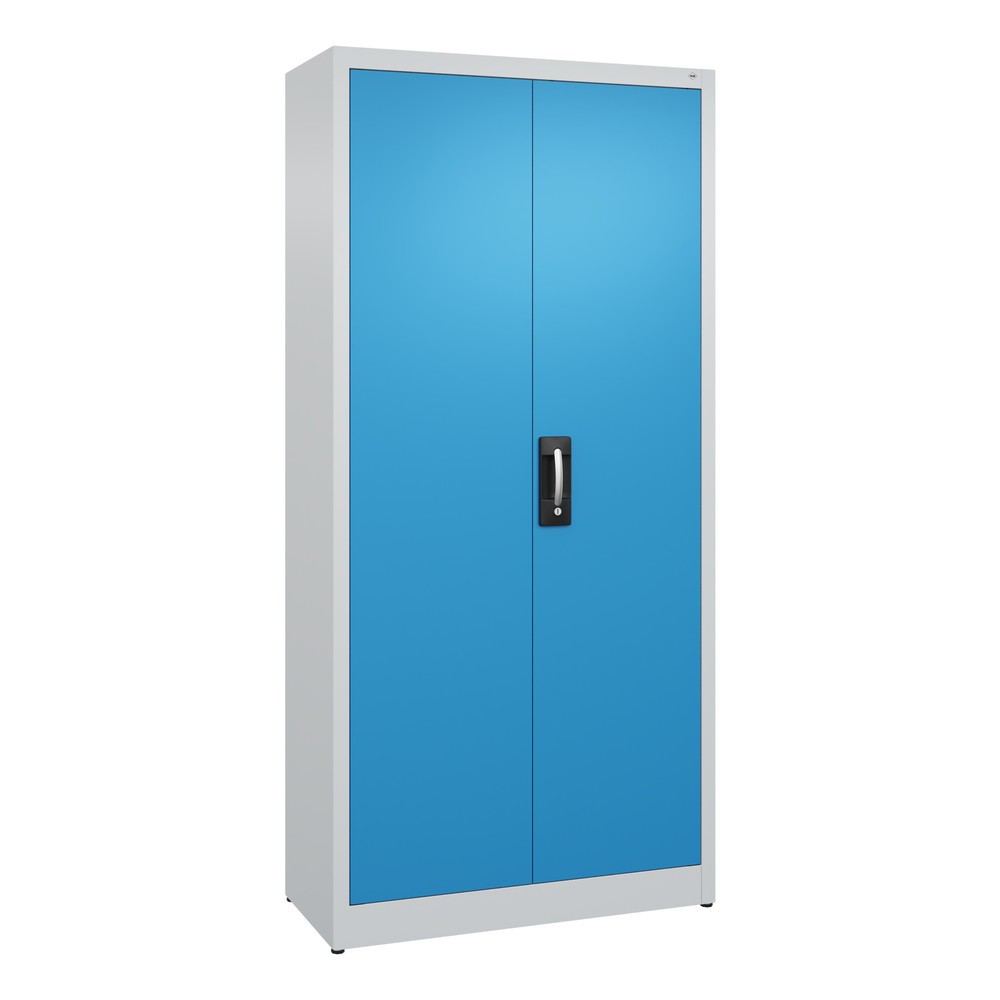 Product afbeelding: Draaideurkast C+P, 5 OH, hxbxd 1950 x 930 x 400 mm, lichtgrijs, lichtblauw