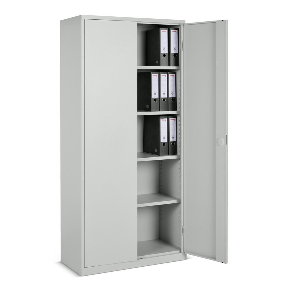 Productafbeelding nr. 2: Set draaideurkasten HEMMDAL, 4,5 + 5 OH, hxbxd 1.800 x 800 x 380 mm + 1.950 x 920 x 420 mm, verzinkte legborden